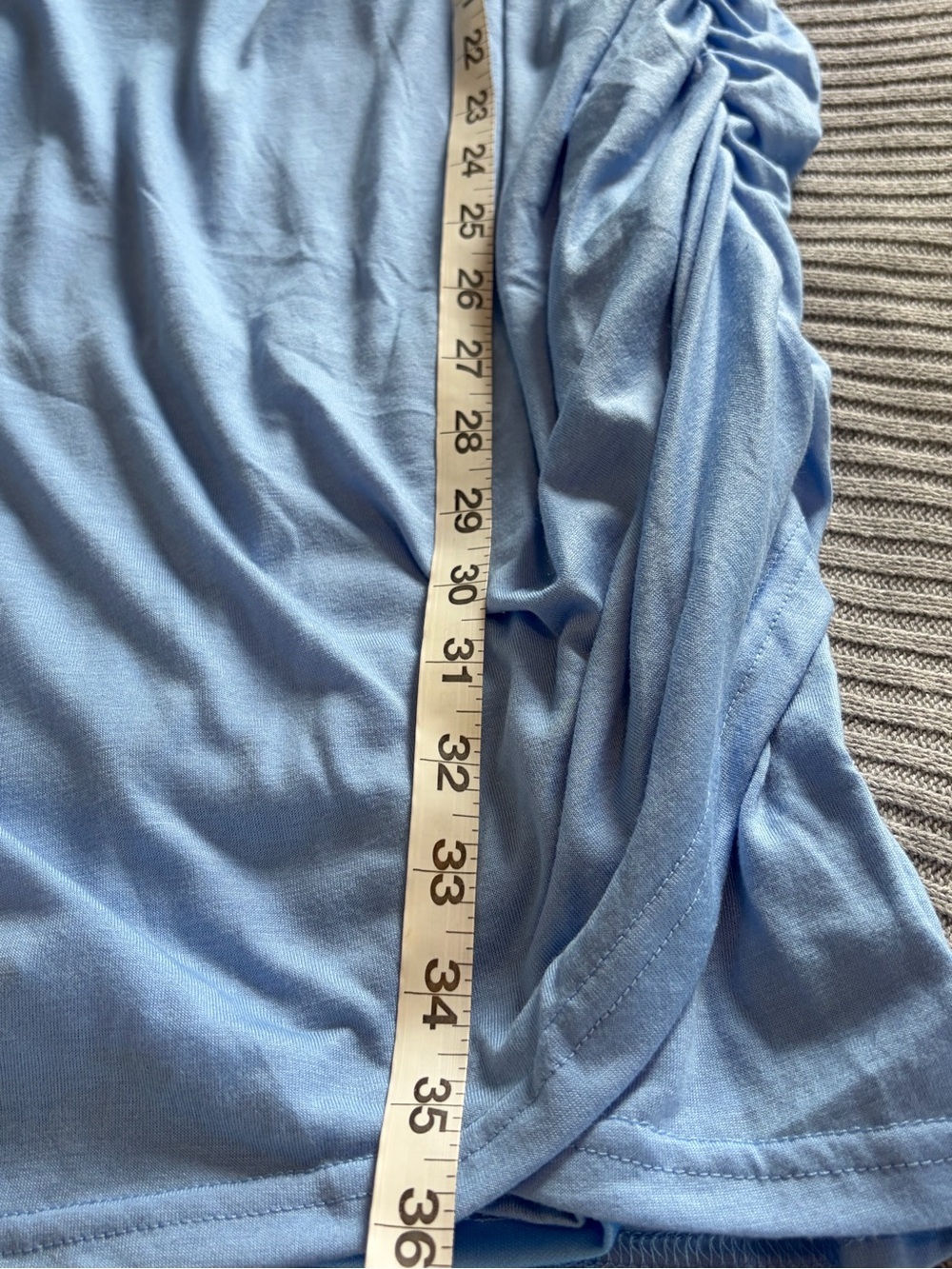 BTFBM Sleeveless Blue Jersey Tank Dress - Picture 5 of 8
